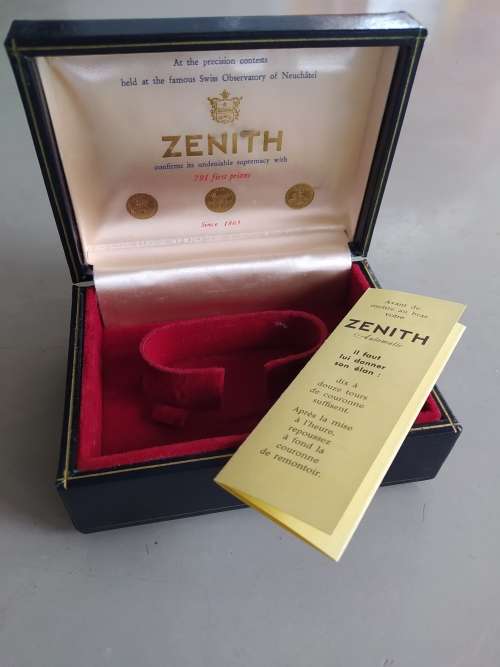 Zenith luxurious watch box
